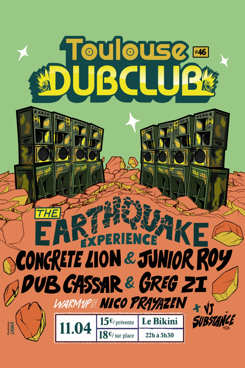 Toulouse Dub Club #46 - The Earthquake Experience